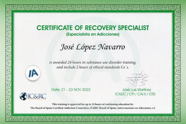 Recovery Specialist